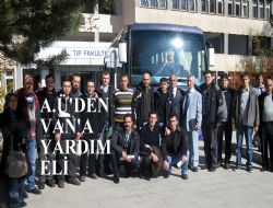 A.Ü'den tıbbi destek